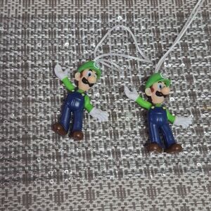 Green and Blue Character Ornaments